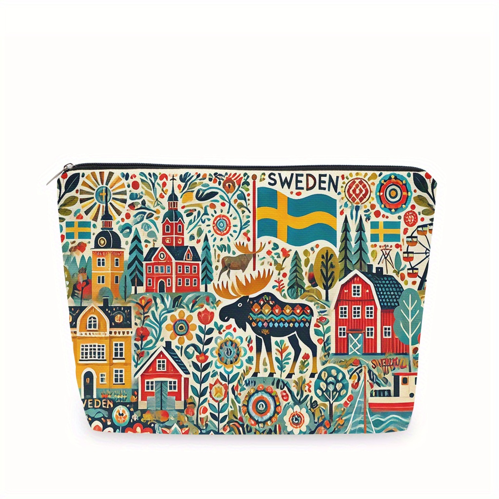 Travel Accessories Jewelry - Косметичка на тему Швеции — женская