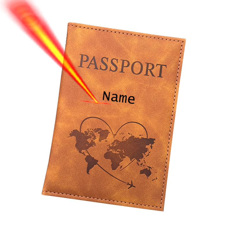 Travel Accessories Wallet - Персонализированный имя, держатель для паспорта, дорожный