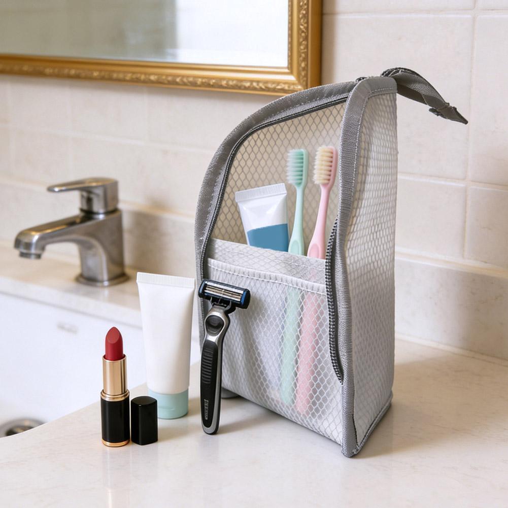 Travel Accessories Organizer Bag - Сетчатая дорожная косметичка-органайзер для зубных щеток