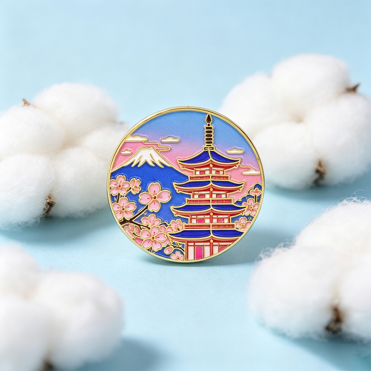 Эмалевая брошь с японской саку – обзор и цена Travel Accessories Jewelry