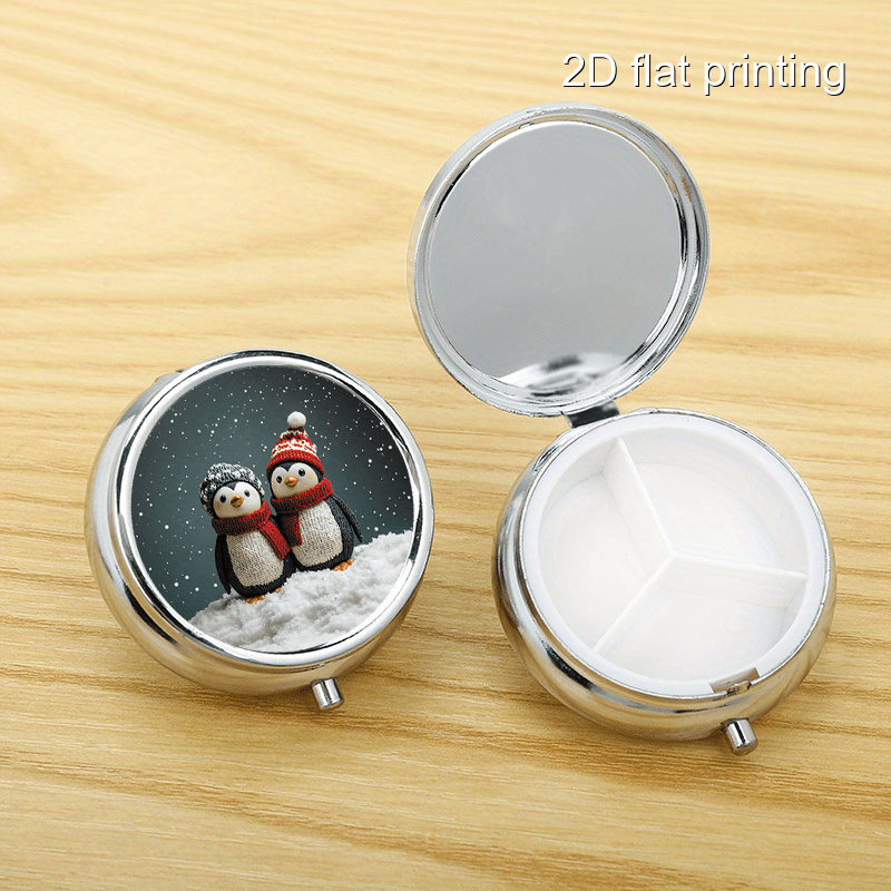 Зимний Пингвин, круглая коробк – обзор и цена Travel Accessories As Gifts