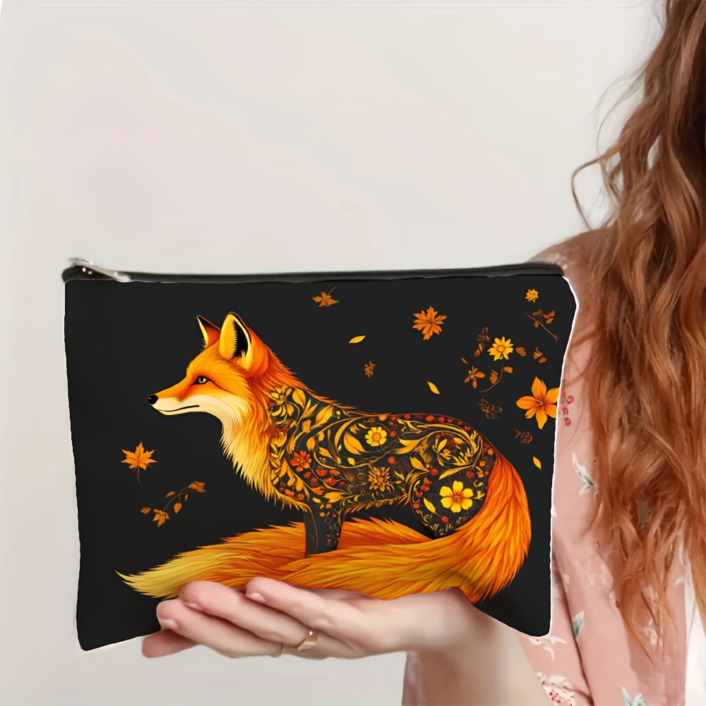 Косметичка с лисой и цветочным – обзор и цена Travel Accessories Jewelry